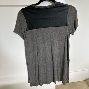 Aritzia Wilfred Faux Leather T-Shirt